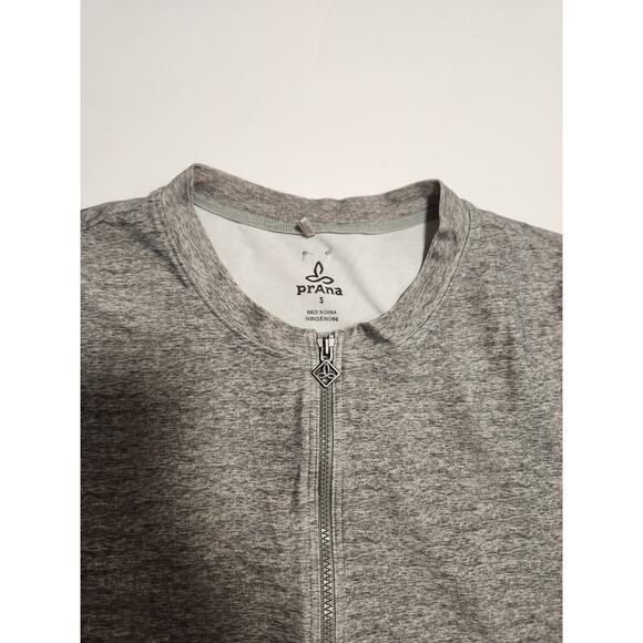 Prana Gray Full Zip Jacket - Women's Size Small - Picture 3 of 5